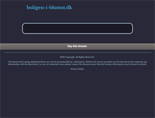Tablet Screenshot of boligen-i-blomst.dk